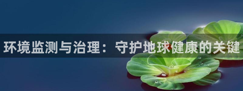 天生赢家K8|环境监测与治理：守护地球健