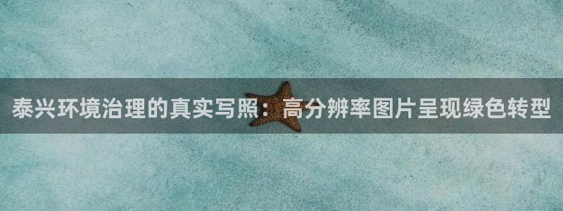 凯发k8ag旗舰厅真人平台|泰兴环境治理